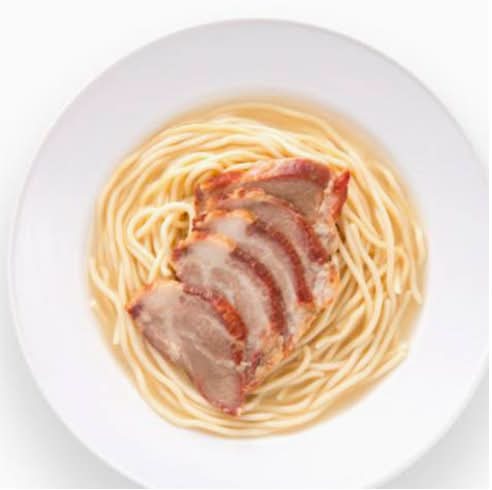 BBQ Pork Macaroni/Spaghetti/Noodle / 叉燒